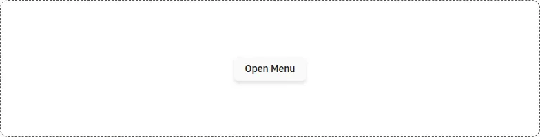 Dropdown Menu component, light theme