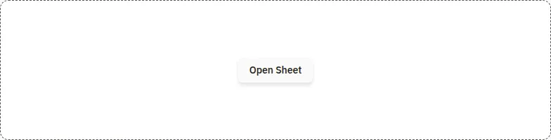 Sheet component, light theme