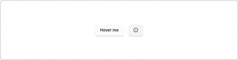 Tooltip component, light theme